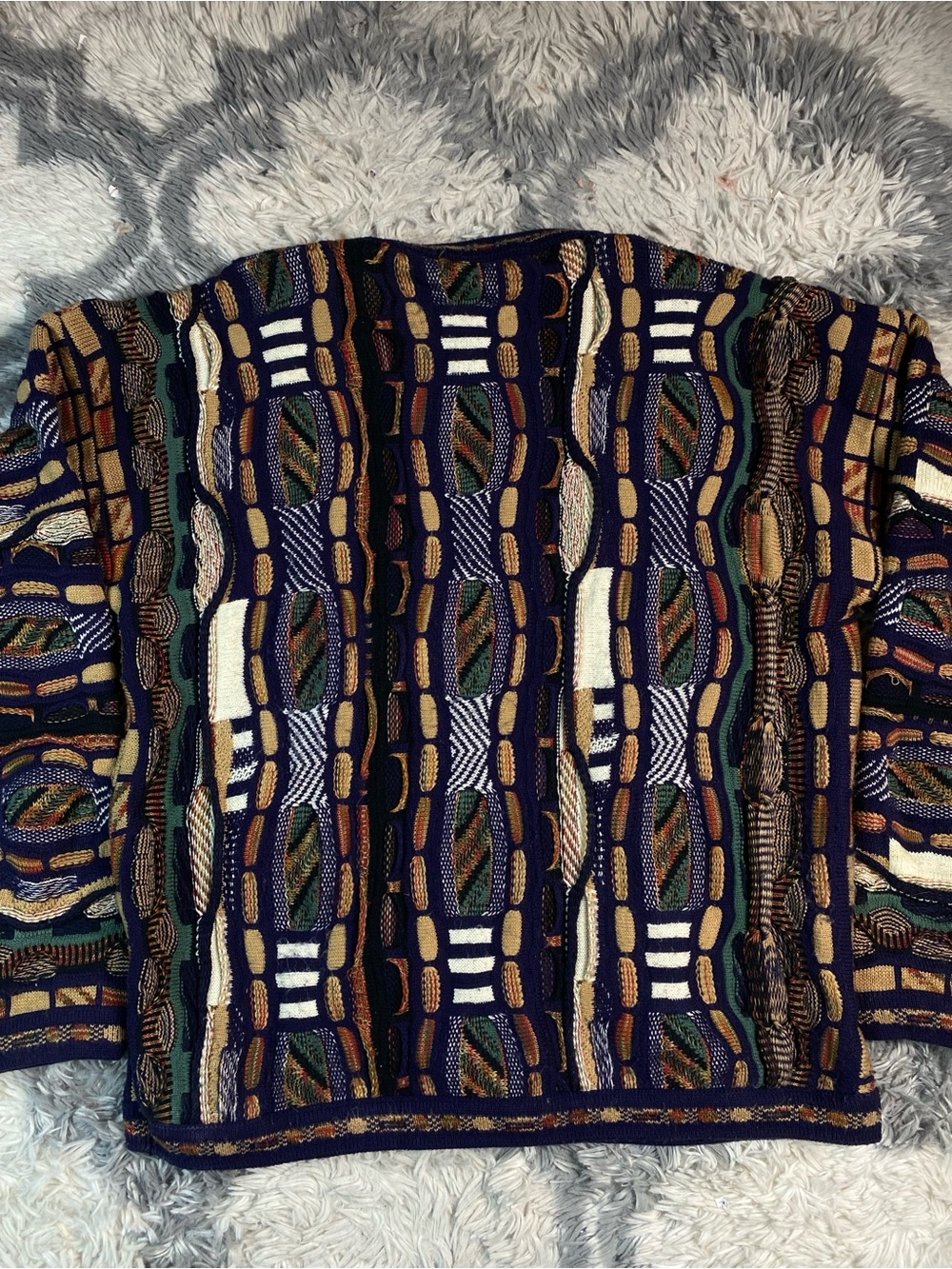 Vintage Protege Coogi Style Sweater Size Men’s XXL Multicolor - Picture 3 of 9